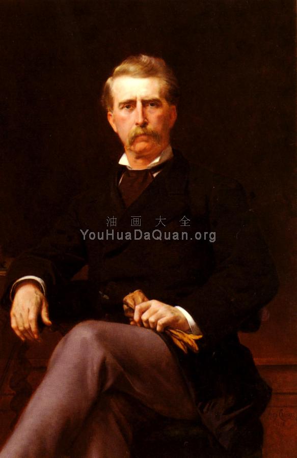 Portrait De John William Mackay - 亚历山大·卡巴内尔